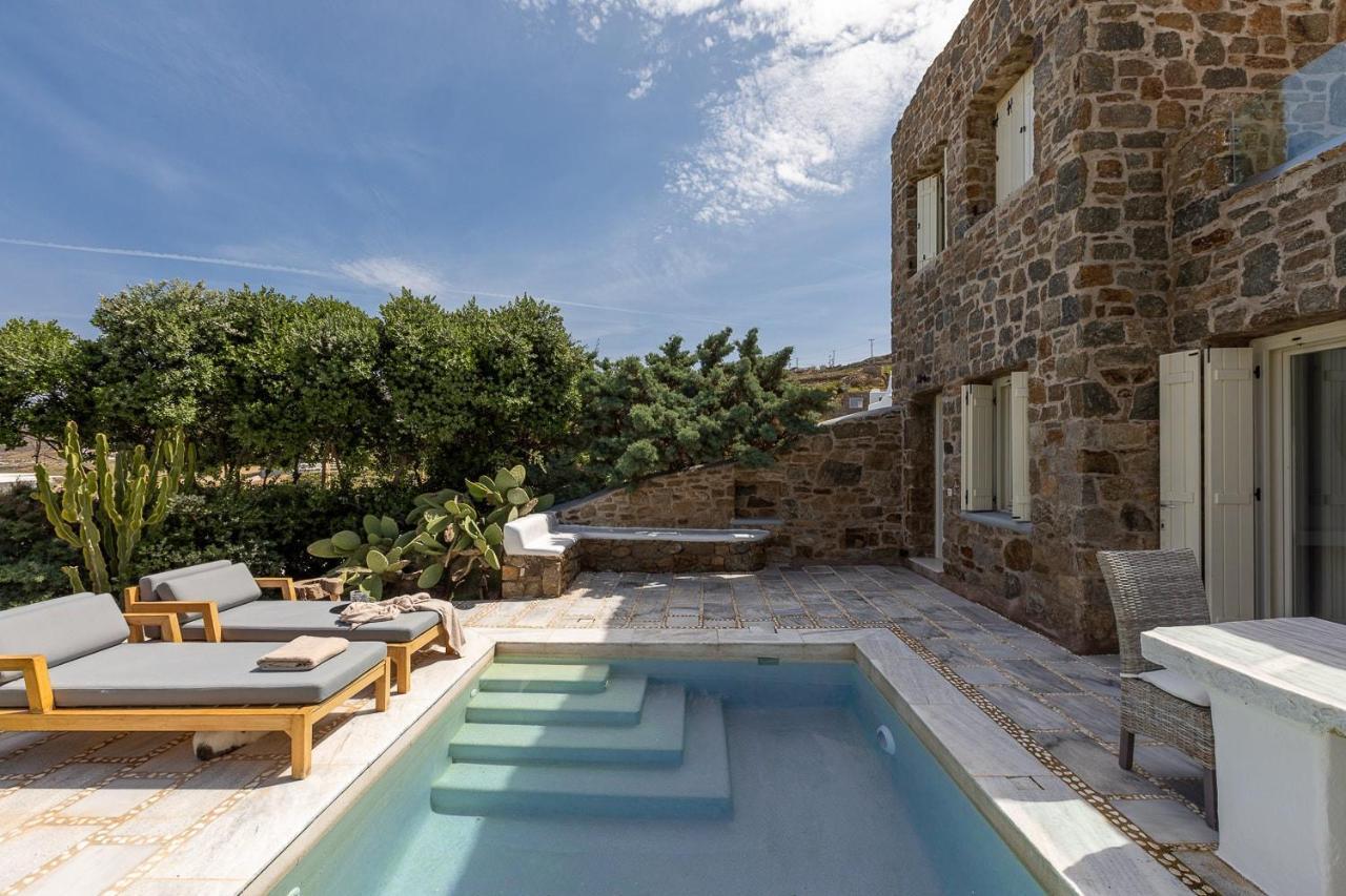Mykonos Dream Villas Ftelia  Exteriör bild