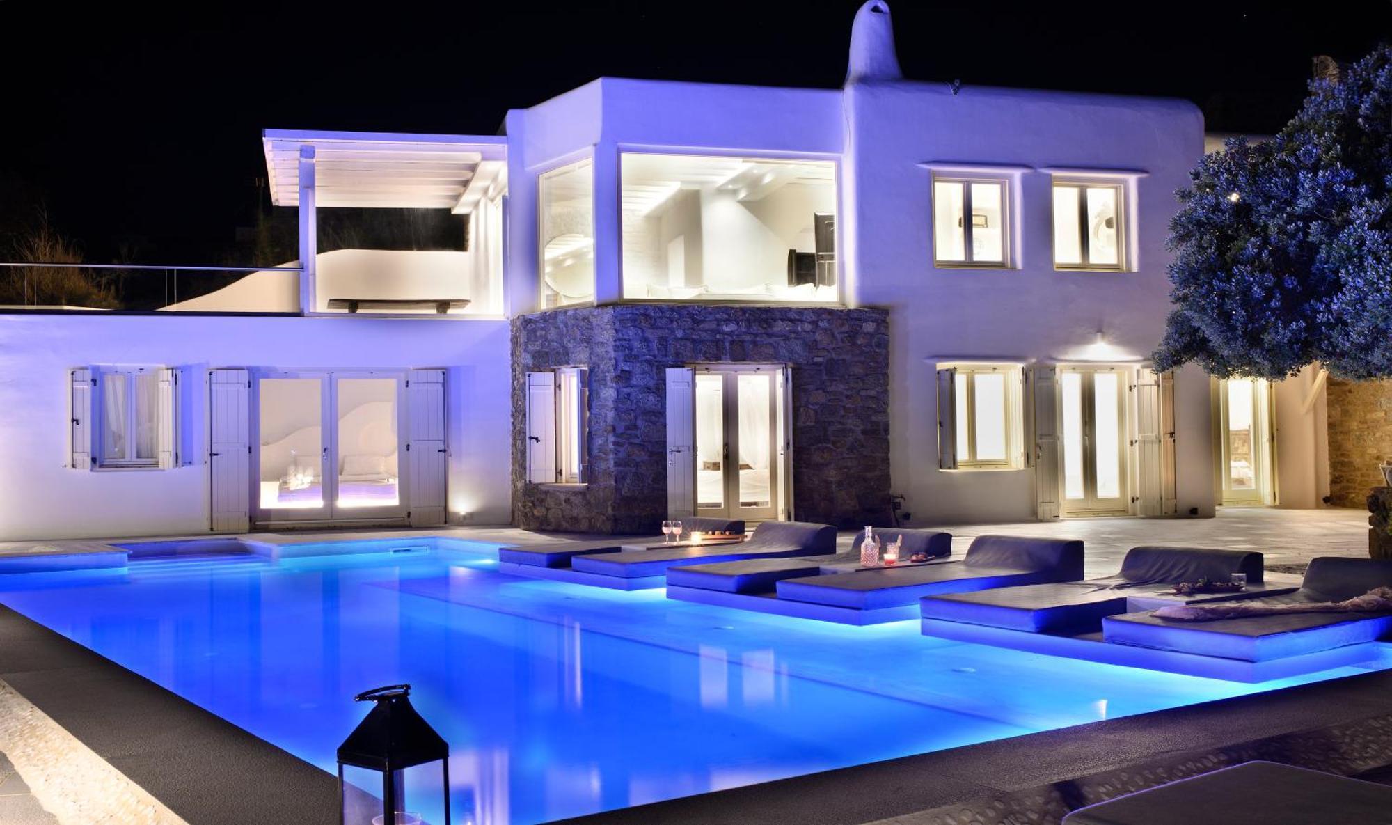 Mykonos Dream Villas Ftelia  Exteriör bild