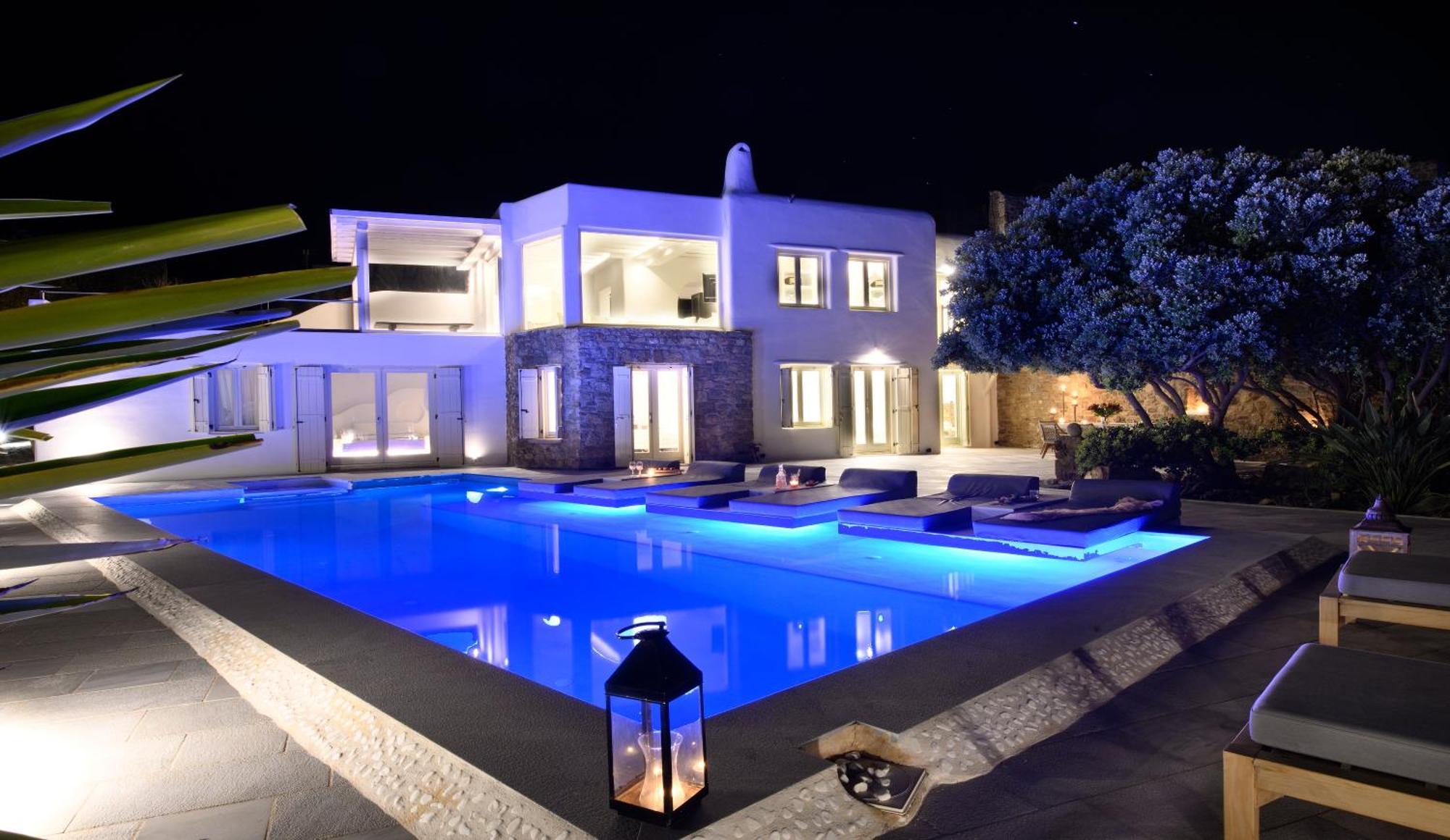 Mykonos Dream Villas Ftelia  Exteriör bild