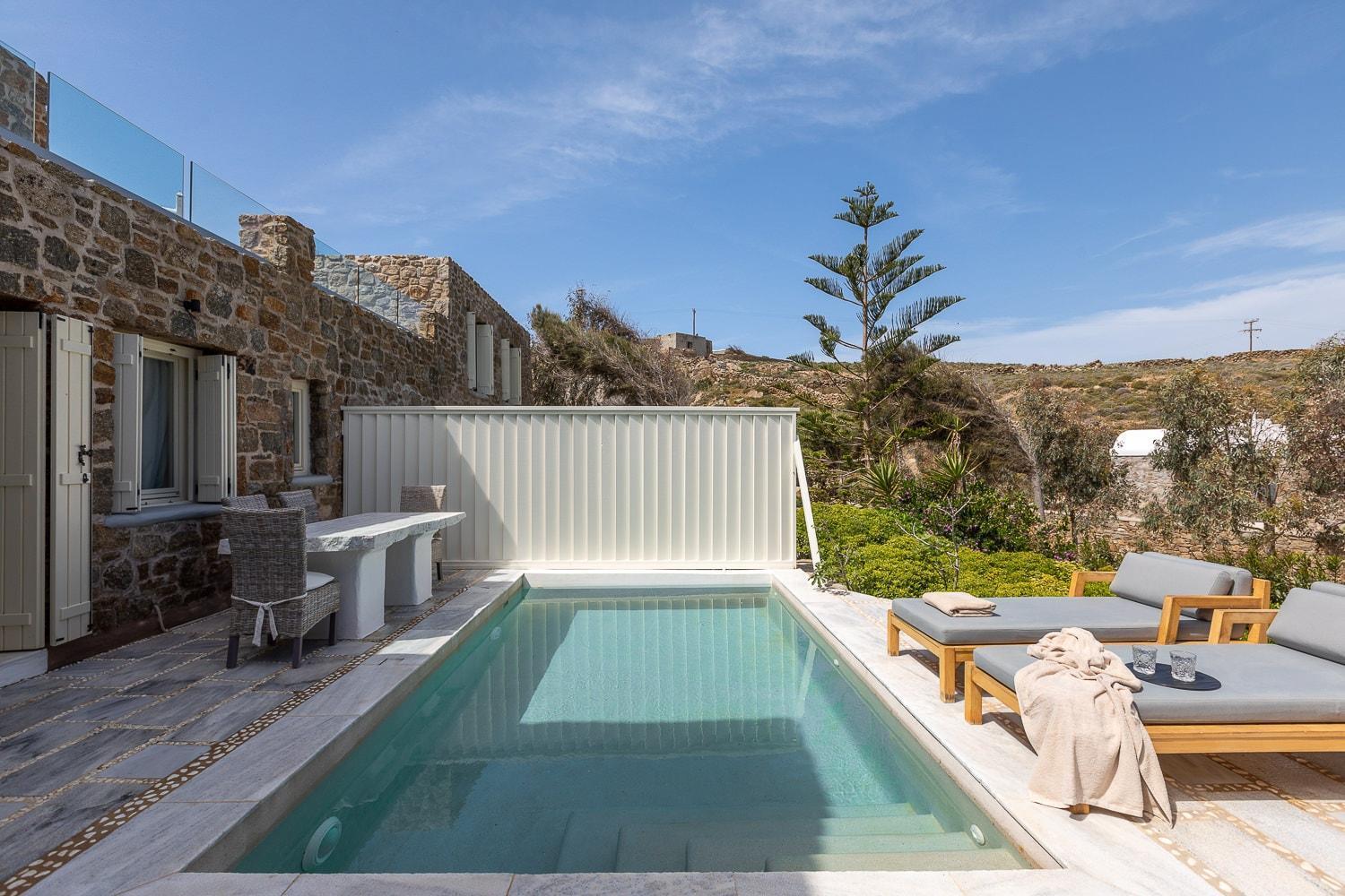 Mykonos Dream Villas Ftelia  Rum bild